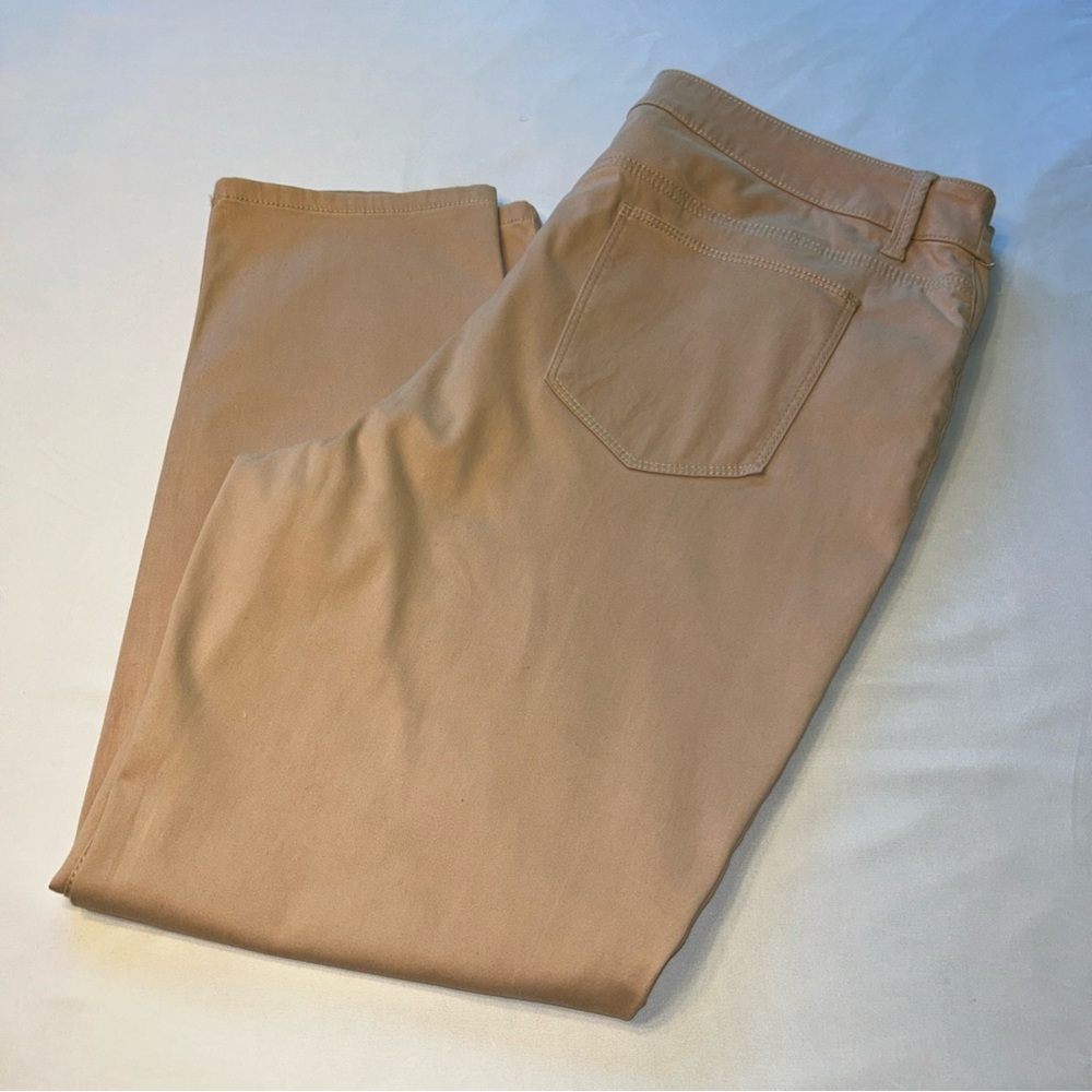 Chico’s The Platinum Jeggings Sz 3 Petite(14/16) Stretch Champaign